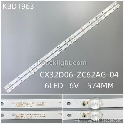 KBD1963 CX32D06-ZC62AG-04/6-LED 6V574MM