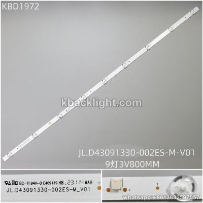 KBD1972 JL.D43091330-002JS-R7N/]L.D43091330-002ES-M-V01/9-LED 3V800MM 3PCS/SET