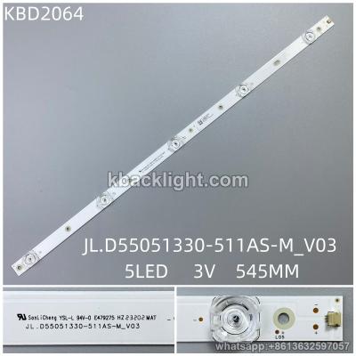KBD2064 JL.D55051330-511AS-M_V03/5-LED 3V545MM