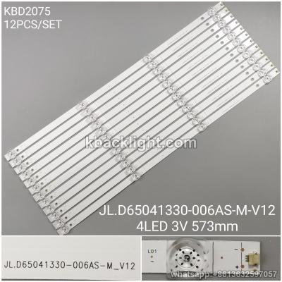 KBD2075 JL.D65041330-006AS-M_V12/ concave 4-LED 3V573mm/12PCS/SET