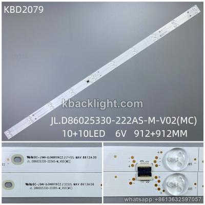 KBD2079 JL.D86025330-222AS-M-V02(MC)/10+10-LED 6V912+912MM
