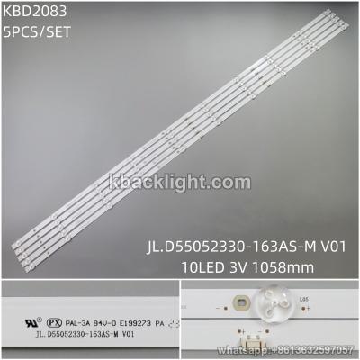 KBD2083 JL.D55052330-163AS-M V01/10-LED 3V1058MM 5PCS/SET 240/box