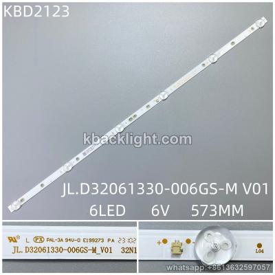 KBD2123 JL.D32061330-006GS-M V01/6-LED 6V573MM 2PCS/SET
