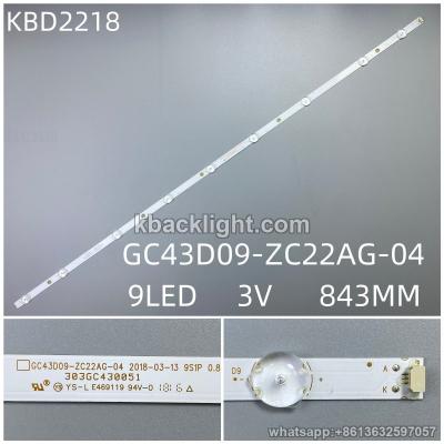 KBD2218 GC43D09-ZC22AG-04/9-LED 3V843MM