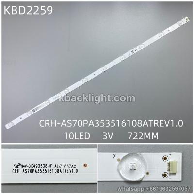 KBD2259 CRH-AS70PA353516108ATREV1.0/10-LED 3V722MM
