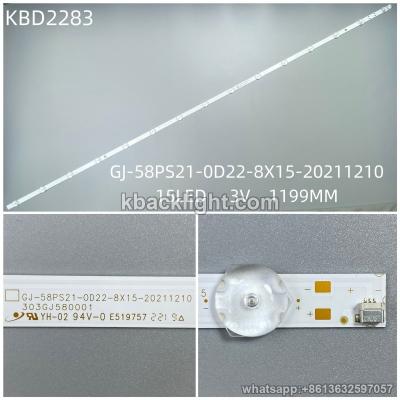 KBD2283 GJ-58PS21-0D22-8X15-20211210/15-LED 3V1199MM