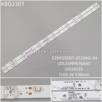 KBD2301 UDL55MP670ANT*35024559/ SZKK55D07-ZC59AG-04/7-LED 3V530MM