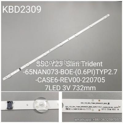 KBD2309 SSC-Y23 -Slim Trident-65NAN073-BOE-(0.6PI) TYP2.7-CASE6-REV00-220705/7-LED 3V732mm
