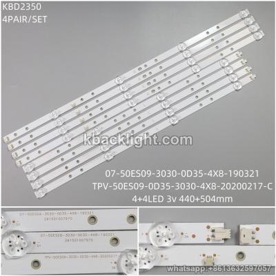 KBD2350 07-50ES09-3030-0D35-4X8-190321/TPV-50ES09-3030-0D35-4X8-20200217-C/4+4-LED 3v440+504mm(L/R)