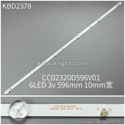 KBD2378 CC02320D596V01/6-LED 3v596mm 10mm width