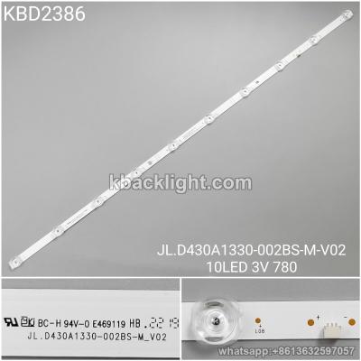 KBD2386 JL.D430A1330-002BS-M-V02/10-LED 3V 780mm