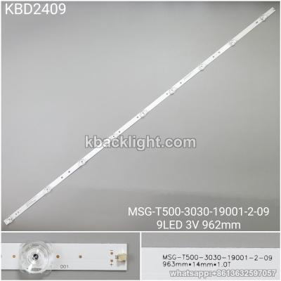 KBD2409 MSG-T500-3030-19001-2-09/9-LED 3V 962mm 4PCS/SET