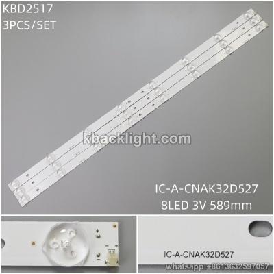 KBD2517 IC-A-CNAK32D527/8-LED 3V 589mm 3PCS/SET