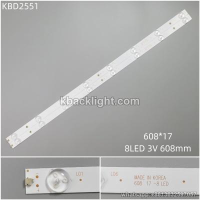 KBD2551 608*17/8LED 3V 608mm