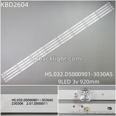 KBD2604 HS.032.D5000901-3030AS/9-LED 3v920mm 1PCS/SET