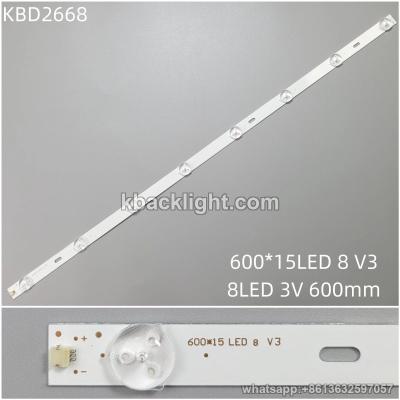 KBD2668 universal model 600*15LED 8 V3/8-LED 3V600mm