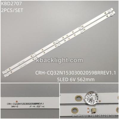 KBD2707 CRH-CQ32N15303002059BRREV1.1/5-LED 6V562mm 2PCS/SET