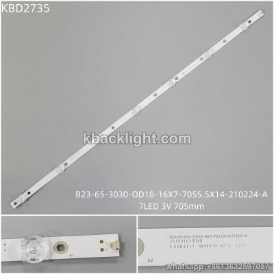 KBD2735 -3030-OD18-16X7-7055.5X14-210224-A/7-LED 3V705MM