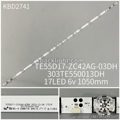 KBD2741 TE55D17-ZC42AG-03DH/303TE550013DH/17-LED 6v1050mm