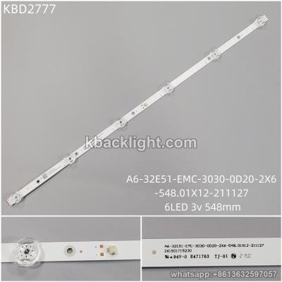 KBD2777 A6-32E51-EMC-3030-0D20-2X6-548.01X12-211127/6-LED 3v548mm