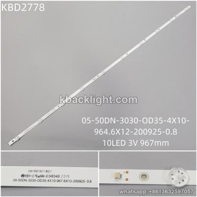 KBD2778 05-50DN-3030-OD35-4X10-964.6X12-200925-0.8/10-LED 3V967mm 4PCS/SET