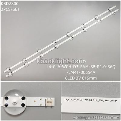 KBD2800 21.7v/L4-CLA-WCH-D3-FAM-S8-R1.0-S6Q-LM41-00654A/8-LED 3V815mm 2PCS/SET