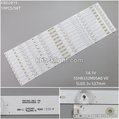 KBD2815 14.1V/55HR332M05A0 V0/TCL55D05-ZC23AG-11/ 55A7000 5-LED 3v537mm 10PCS/SET