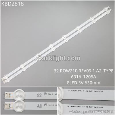 KBD2818 32 ROW210 RFV09 1 A2-TYPE/6916-1205A/8-LED 3V630mm
