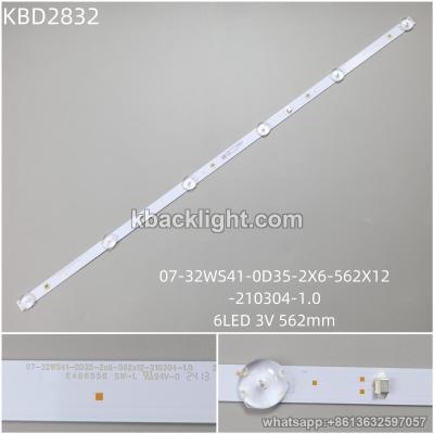 KBD2832 07-32WS41-0D35-2X6-562X12-210304-1.0/6-LED 3V562mm