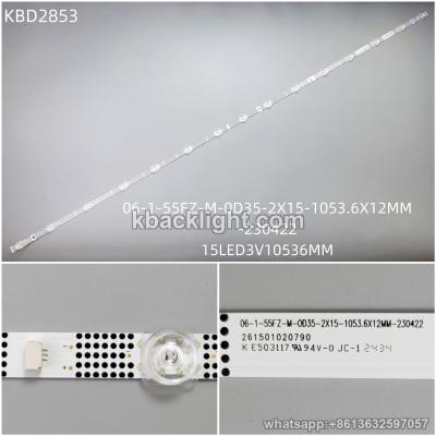 KBD2853 06-1-55FZ-M-0D35-2X15-1053.6X12MM -230422/15LED3V10536MM