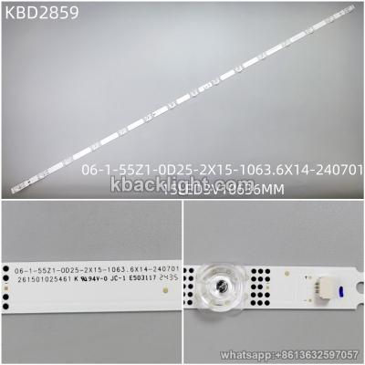 KBD2859 06-1-55Z1-0D25-2X15-1063.6X14-240701/15-LED 3V10636MM