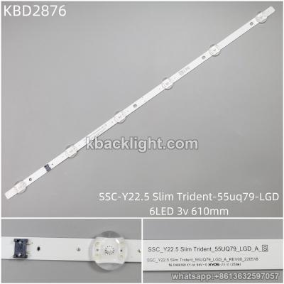 KBD2876 SSC-Y22.5 Slim Trident-55uq79-LGD/6-LED 3v610mm