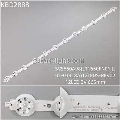 KBD2888 SVS650A98(LT1650FN01 LJ07-01318A)12LEDS-REV02/12-LED 3V665mm