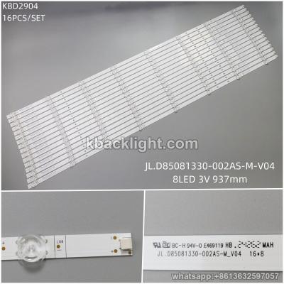 KBD2904 JL.D85081330-002AS-M-V04/8-LED 3V937mm 16PCS/SET