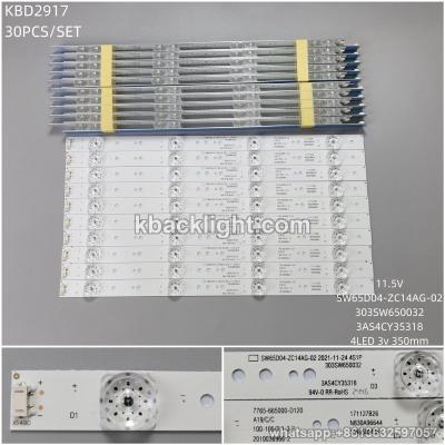 KBD2917 11.5V/SW65D04-ZC14AG-02/303SW650032/3AS4CY35318/4-LED 3v350mm 30PCS/SET