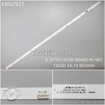 KBD2921 JL.D7501A330-004AS-M-V01/10-LED 34.1V853mm