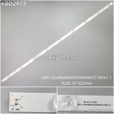 KBD2973 CRH-ZG49G6000303009047C1REV1.1/9-LED 3V925mm 4PCS/SET