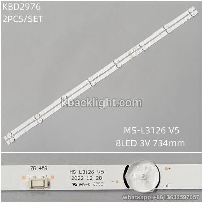KBD2976 MS-L3126 V5/8-LED 3V734mm b6-2 2pcs/set