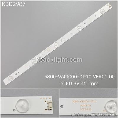 KBD2987 5800-W49000-DP10 VER01.00/5-LED 3V461mm