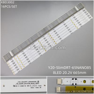 KBD3002 :Y20-SlimDRT-65NANO85/8-LED 20.2V665mm 16PCS/SET