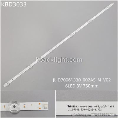 KBD3033 JL.D70061330-002AS-M-V02/6-LED 3V750mm