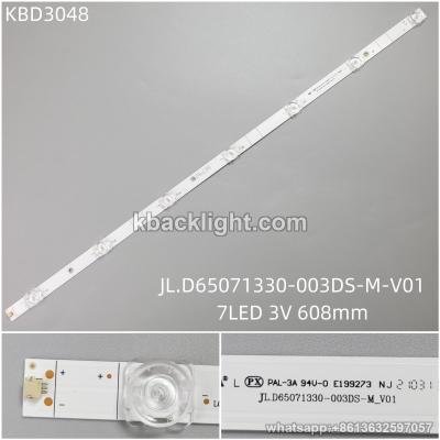 KBD3048 JL.D65071330-003DS-M-V01/7-LED 3V608mm. 12PCS/SET