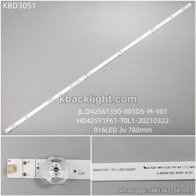 KBD3051 JL.D42561330-003DS-M-V01/HD425Y1F61-T0L1-2021032201/6-LED 3v780mm