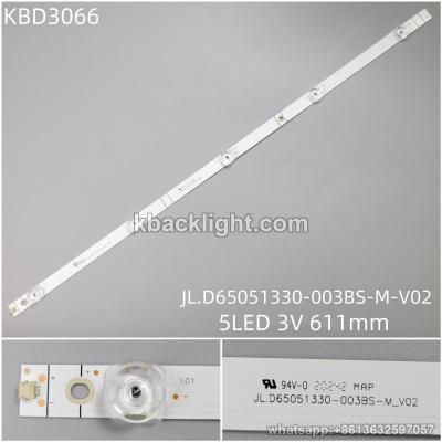 KBD3066 JL.D65051330-003BS-M-V02/5-LED 3V611mm 10PCS/SET