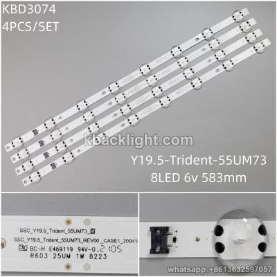 KBD3074 Y19.5-Trident-55UM73/8-LED 6v583mm large connector cap 4PCS/SET