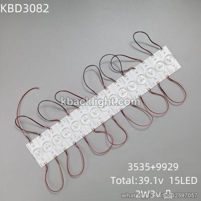 KBD3082 39.1v/ single LED string with cable 3535+9929/ 50*21mm 3V convex lens/15/