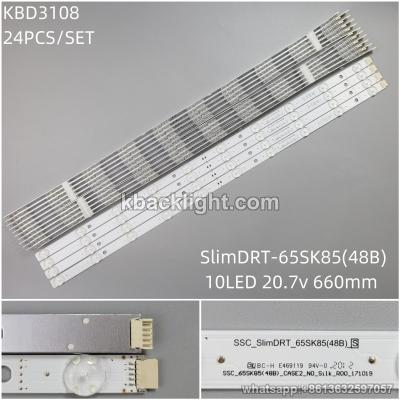 KBD3108 SlimDRT-65SK85(48B)/10-LED 20.7v660mm 24PCS/SET