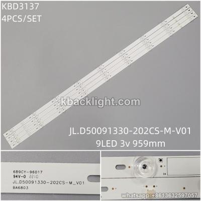 KBD3137 JL.D50091330-202CS-M-V01/9LED3v959mm 4PCS/SET