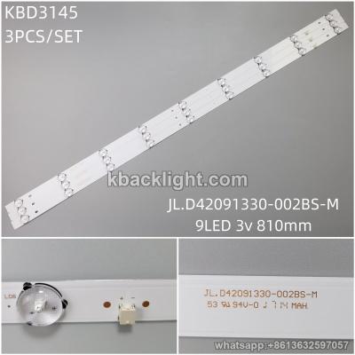 KBD3145 JL.D42091330-002BS-M/9-LED 3v810mm 3PCS/SET