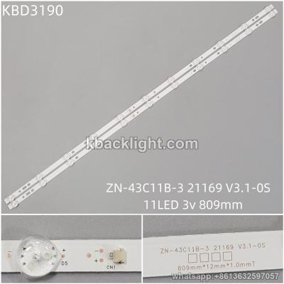 KBD3190 ZN-43C11B-3 21169 V3.1-OS/11-LED 3v809mm